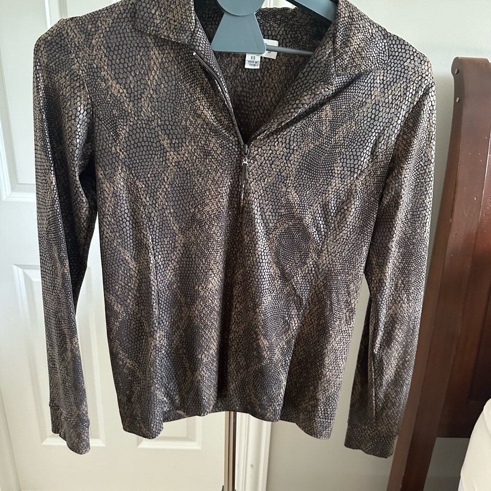 Sport Haley Brown Patterned Women's Blouse